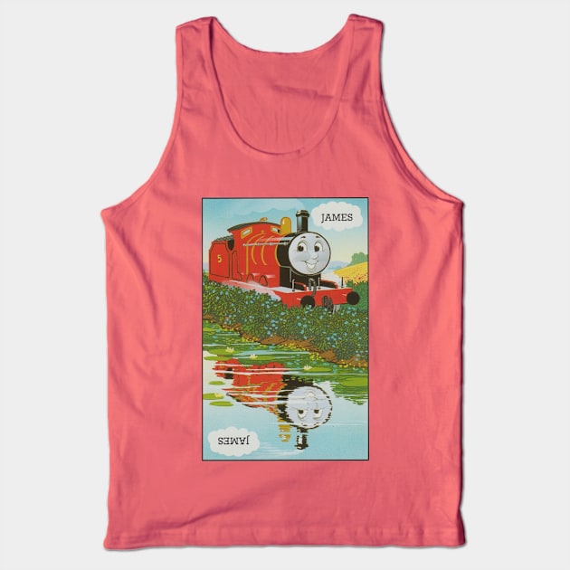 James the Red Engine Vintage Card Tank Top by sleepyhenry